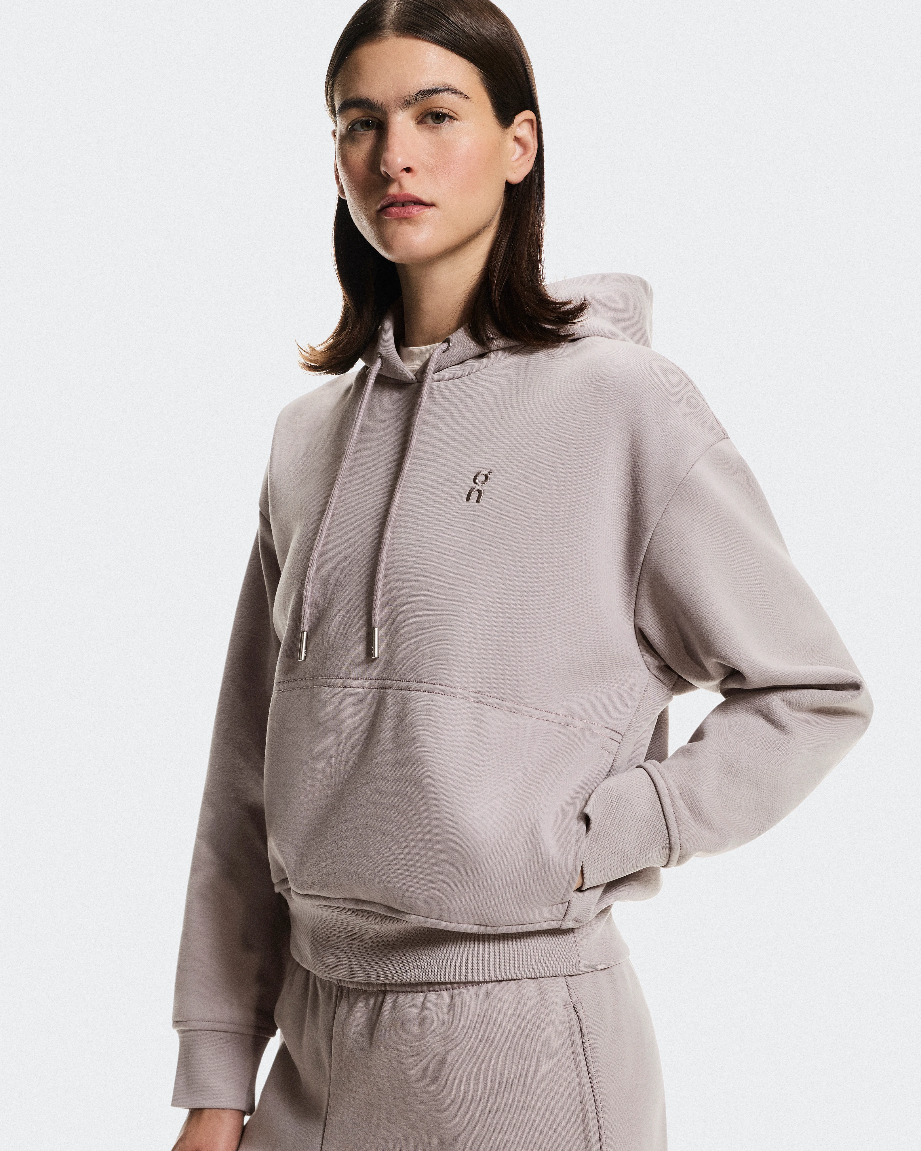 Hoodie Velours Vert Forêt