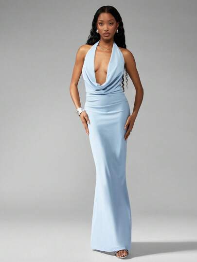 Robe Midi Plissée Émeraude