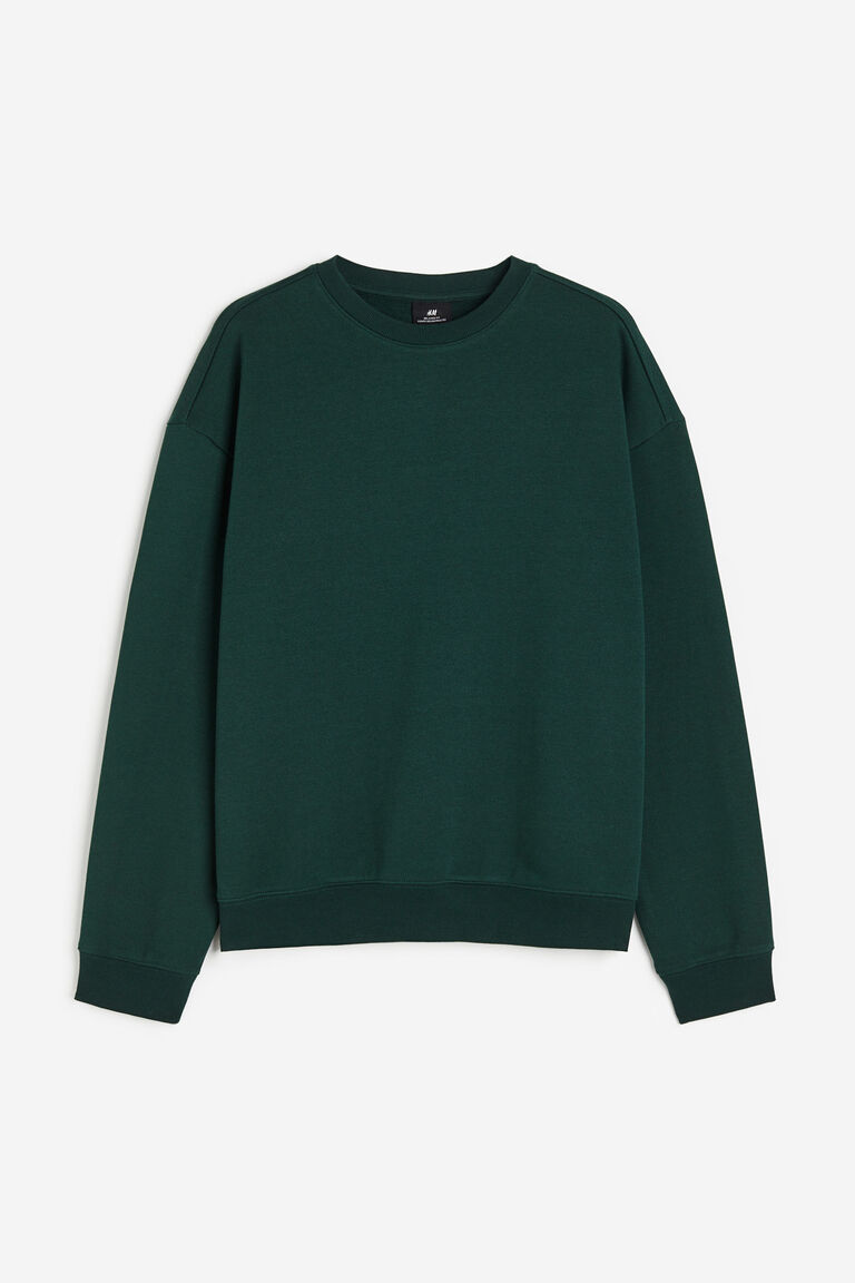 Sweat Col Rond Bleu Marine